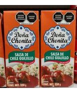 4X DONA CHONITA GUAJILLO SALSA - 4 BOXES 350g EACH - FREE SHIPPING  - $417.51 MXN