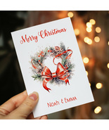 Christmas Greeting Card : Merry &amp; Bright Wishing You Joy - £3.06 GBP