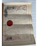 1864 marriage certificate geauga county ohio Hall Day - $3,763.16 MXN