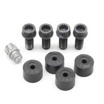 2000-2009 MK5 MK6 Vw Beetle Four 4 Piece Wheel Lock Lug Bolts W/ Caps &amp; ... - $39.60