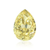 IF 1.51ct Natural Loose Fancy Light Yellow Diamond GIA Pear Shape Flawless - £7,555.90 GBP