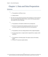 Solution Manual for Business Statistics Communicating With Numbers 4th E... - $25.07 CAD