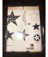 MAY ALL YOUR DREAMS COME TRUE Stars Word STAMPIN UP!  RUBBER STAMP 111502 - $9.89