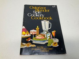 Osterizer Blender Spin Cookery Cookbook 1970 Paperback 80 Pages - £6.99 GBP