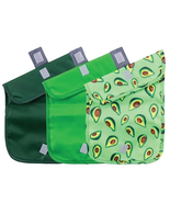 ChicoBag Snack Time rePETe Sandwich &amp; Snack Bags w/ Hook &amp; Loop Closure ... - $16.14+