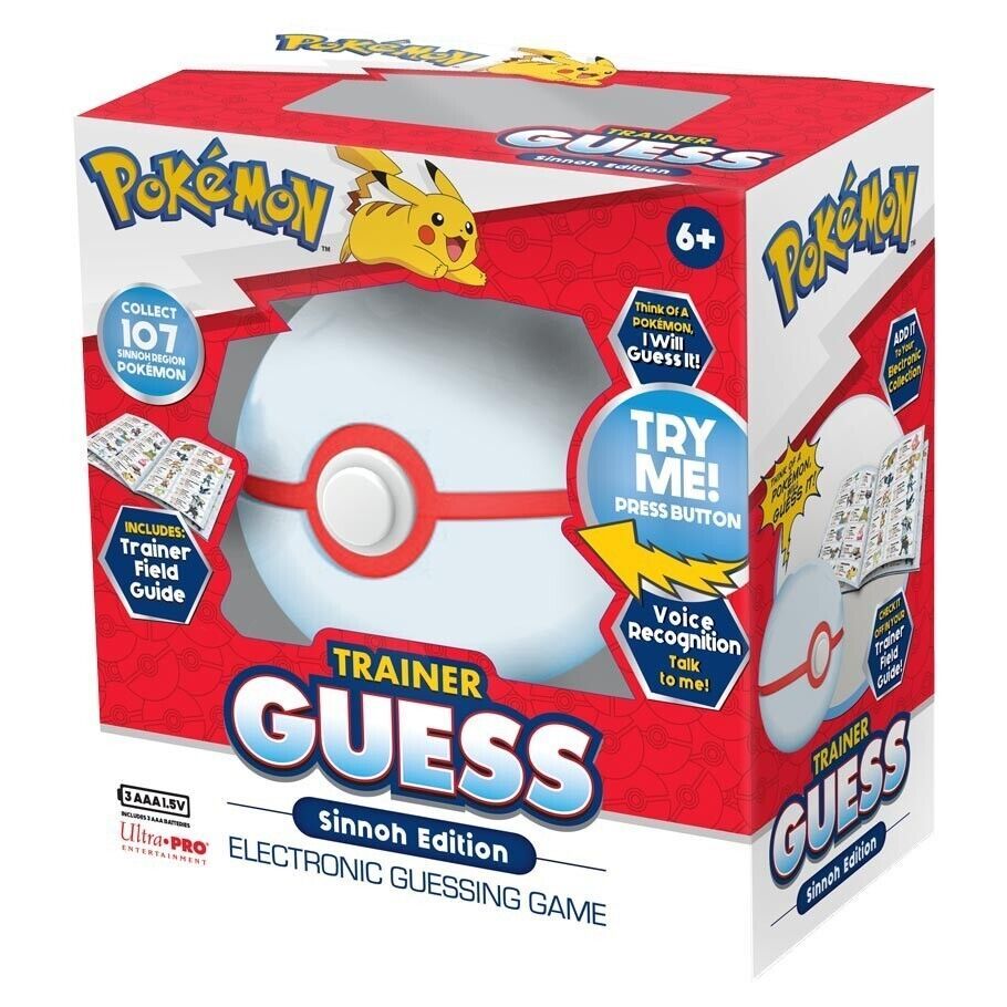 Ultra Pro Pokemon Trainer Guess Sinnoh Edition Electronic Game TCG Guessing Game - £23.85 GBP