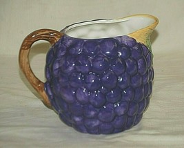 Classic Style Purple Grape Design Water Pitcher by Wang&#39;s International - £19.45 GBP