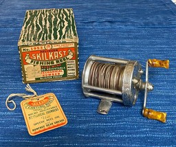 Vintage Pflueger Skilkast No. 1953 Fishing Reel W/Box Tag 977A - $24.14