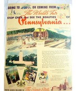 1939 Ad New York World&#39;s Fair Pennsylvania Building &amp; Pennsylvania - $9.99