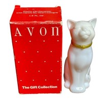 Vintage Avon Pretty Cat Decanter Bottle w/ Cotillion Cologne original box 1990s - £13.24 GBP