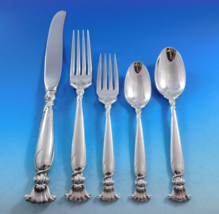 Romance of the Sea Wallace Sterling Silver Flatware Set Shell Motif Dinner 70 pc - £5,340.70 GBP