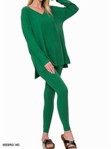 Zenana v neck lounge sets size S - $34.65