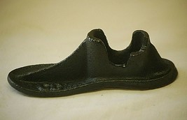 Antique Cast Iron Cobbler Anvil Child&#39;s Shoe Form CC Repair Shoemakers Tool - £10.27 GBP