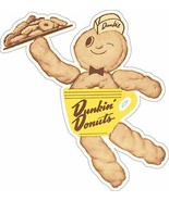 Dunkie Dunkin&#39; Donuts First Mascot Metal Sign - £31.65 GBP