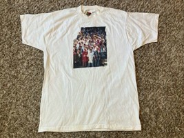 Vintage Fruit of The Loom Best 90s T-Shirt 50/50 Single Stitch 1996 Class Photo - £38.22 GBP