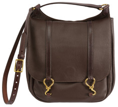 Equestrian Leather Purse - Horse Hoofpick Large Shoulder Bag In 3 Colors Usa - £218.17 GBP