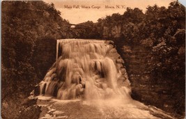 Main Falls Ithaca Gorge Ithaca NY Postcard PC187 - £4.77 GBP