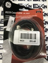 General Electric RG59 Coax Cable 6ft  - $10.00