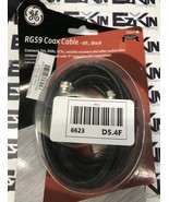 General Electric RG59 Coax Cable 6ft  - $13.67 CAD