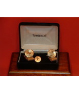 New Towncraft Men’s Aries Cuff Link &amp; Tie Tack Set - £10.90 GBP