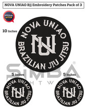 BJJ Kimono Embroidery Patches NOVA UNIAO Bjj Gi Patches BJJ Martial Arts... - £24.37 GBP