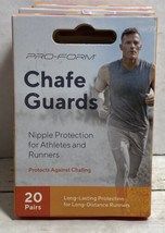 Chafe Guards Nipple Protection For Athletes &amp; Runners 4 Packs 80 Pair Pro-Form - £11.67 GBP