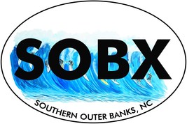 SOBX Southern Outer Banks High Quality Vinyl Decal Sticker - Car Tumbler Cooler - £5.54 GBP+