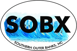 SOBX Southern Outer Banks High Quality Vinyl Decal Sticker - Car Tumbler... - $6.95+