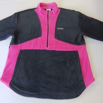 Columbia AL5548 Women's Black/Pink 1/2 Zip Pullover Sweatshirt Size 2XL image 13