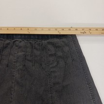 Larry Levine Stretch RN103715 Women's 12 (31×26) Black Cotton Blend A-Line Skirt image 8