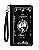 Nightmare Christmas Cartoon Meant to Be Zip Around Hand Purse Clutch Wallet - $29.65