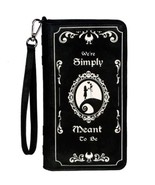 Nightmare Christmas Cartoon Meant to Be Zip Around Hand Purse Clutch Wallet - $552.67 MXN