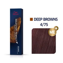 Wella Koleston Perfect Hair Color 4/75 Medium Brown/Brown Red-Violet 
