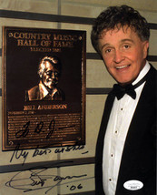 Bill Anderson signed Country Music Hall of Fame 8x10 Photo TO DJ Best Wishes &#39;06 - £38.24 GBP