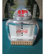 COCA COLA 10 &quot; &#39;CERAMIC COOKIE JAR NIB JUKE BOX - $2,352.09 MXN