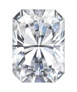 One Loose Stone 3.90TCW  10X8MM VVS1 G-H-I Moissanite Forever Color Enga... - $1,656.94