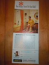 Vintage Miratile Paneling Print Magazine Advertisement 1966 - $3.99