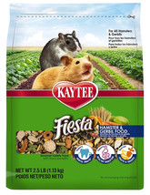 Kaytee Fiesta Hamster and Gerbil Gourmet Variety Diet 15 lb (6 x 2.5 lb) Kaytee  - £89.31 GBP