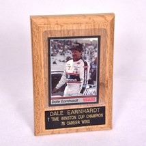Dale Earnhardt 7 Time Winston Cup Champion 76 Career Wins TRAKS 1991 Plaque - £9.81 GBP