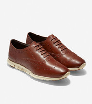 Cole Haan Womens Zerogrand Wing Oxford Closed Hole II W14476 Brown Size 9M - £133.88 GBP