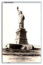 RPPC Statue of Liberty New York NY Aaron Hill Photo UNP Postcard T7 - £2.32 GBP