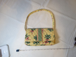 Vera Bradley purse womens ladies small purse bag floral w/ bows yellow GUC - £20.49 GBP