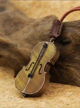 Mini Cello Charm Handcrafted Wooden Cello Display Piece For Musicians Ti... - $28.77
