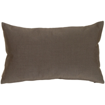 Sunbrella Coal Black 12x19 Outdoor Pillow, Complete with Pillow Insert - £42.28 GBP