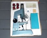 Vintage Sears Zoom Micro Lab Kit Master Microscope 50-750 Power 6374 Sci... - £31.98 GBP