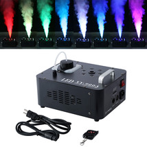 RGB LED Stage Fog Machine Smoke Fogger DMX512 Up Spray DJ Disco Smoke Ef... - £104.61 GBP