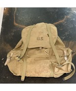 WWII US Army JQD 88B Mountain Rucksack Backpack AVERY 1942 Canvas Metal ... - $49.99