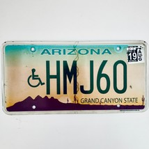 2019 United States Arizona Disabled Passenger License Plate HMJ60 - $225.96 MXN
