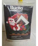 Bucilla Needlepoint Kit HERE COMES SANTA Sleigh Christmas Card Holder # ... - £16.07 GBP
