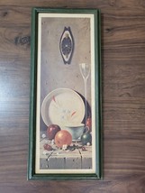 VINTAGE WALL ART HANGING PROBABALY 1950-1960s 17&quot; X 7&quot; GREAT CONDITION - $20.00